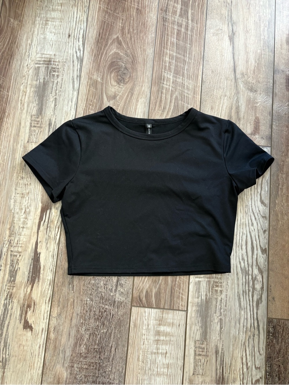 Black Women's Crop Tee